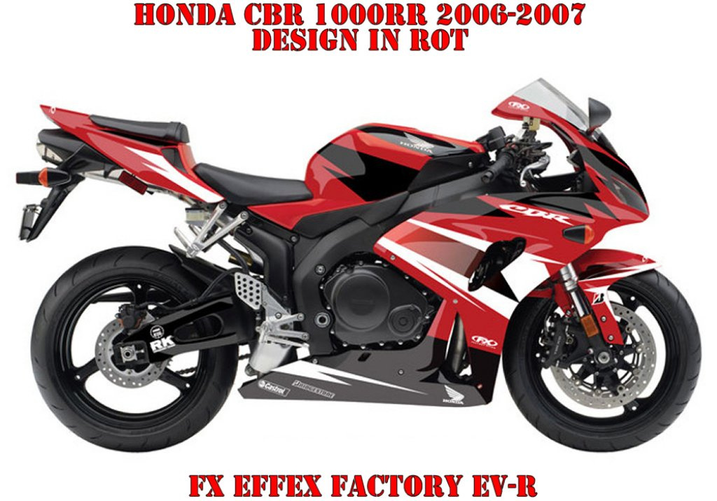 EV-R Rot für Honda CBR 1000RR 2006-2007